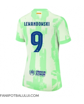 Barcelona Robert Lewandowski #9 Tricou Fotbal Replică 2024-25 Femei Treilea